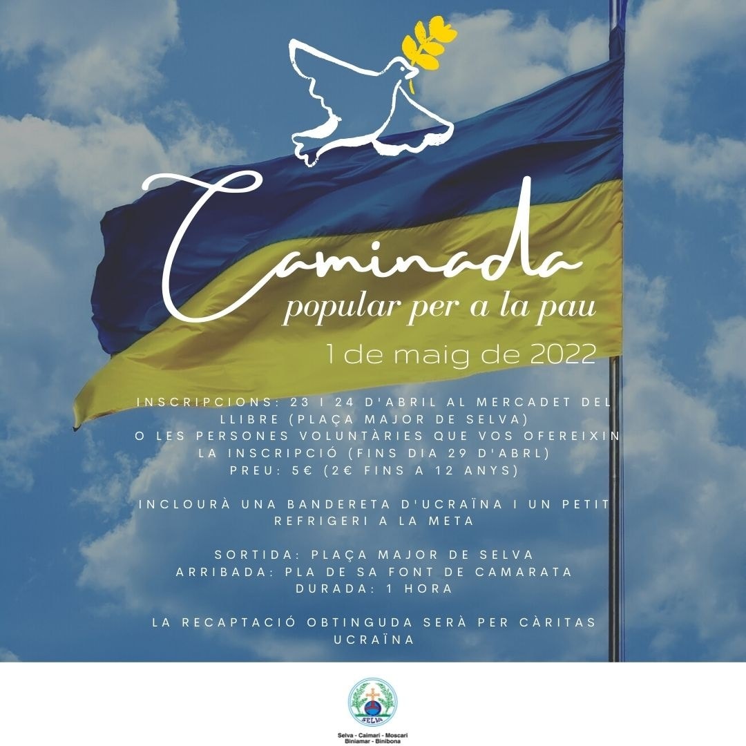 Caminada popular per la Pau, 1 de maig de 2022