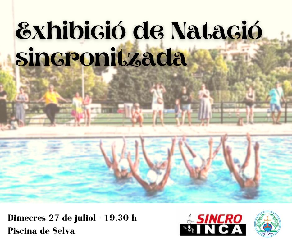 Exhibició de natació sincronitzada