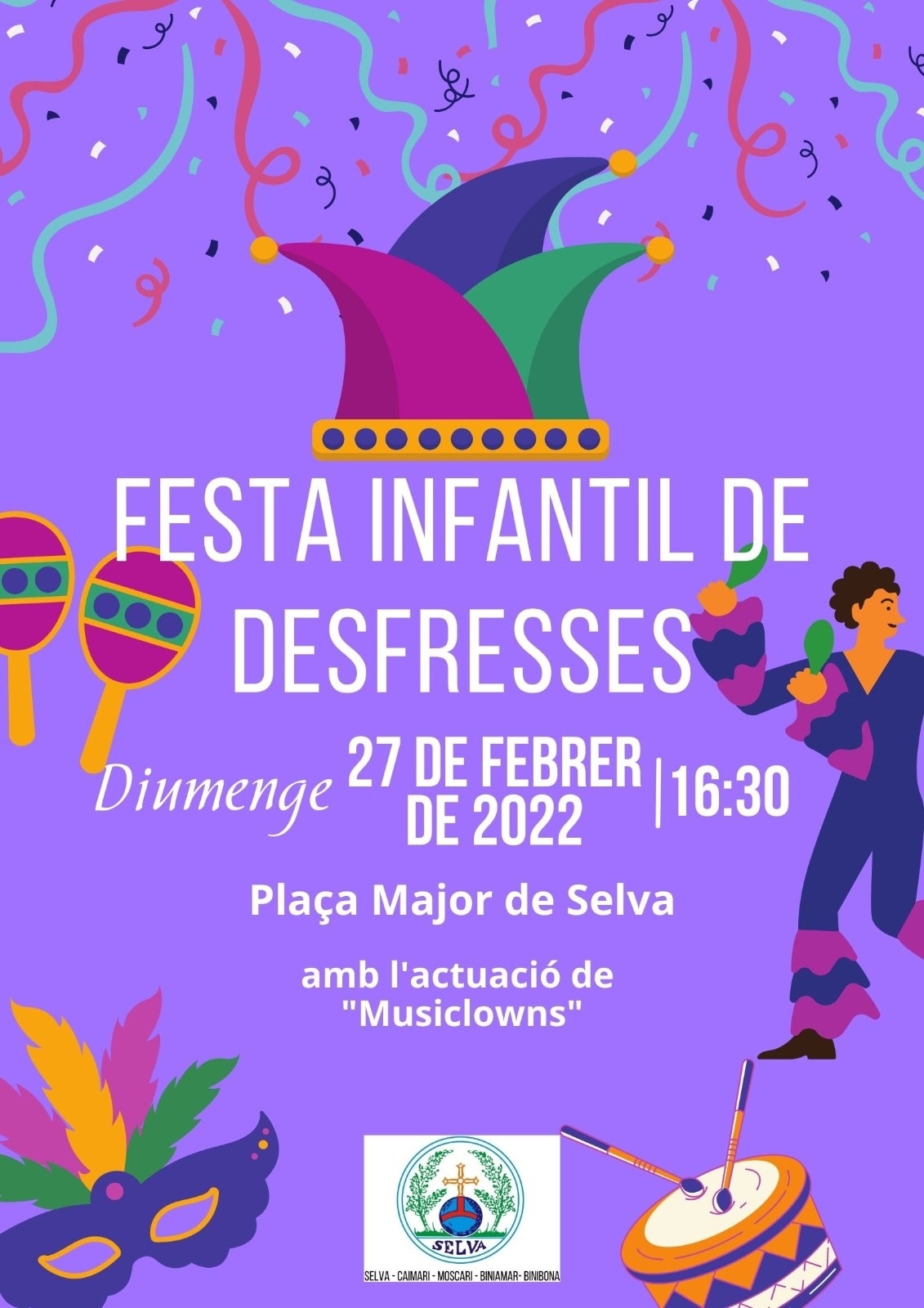 Festa infantil de desfresses a Selva