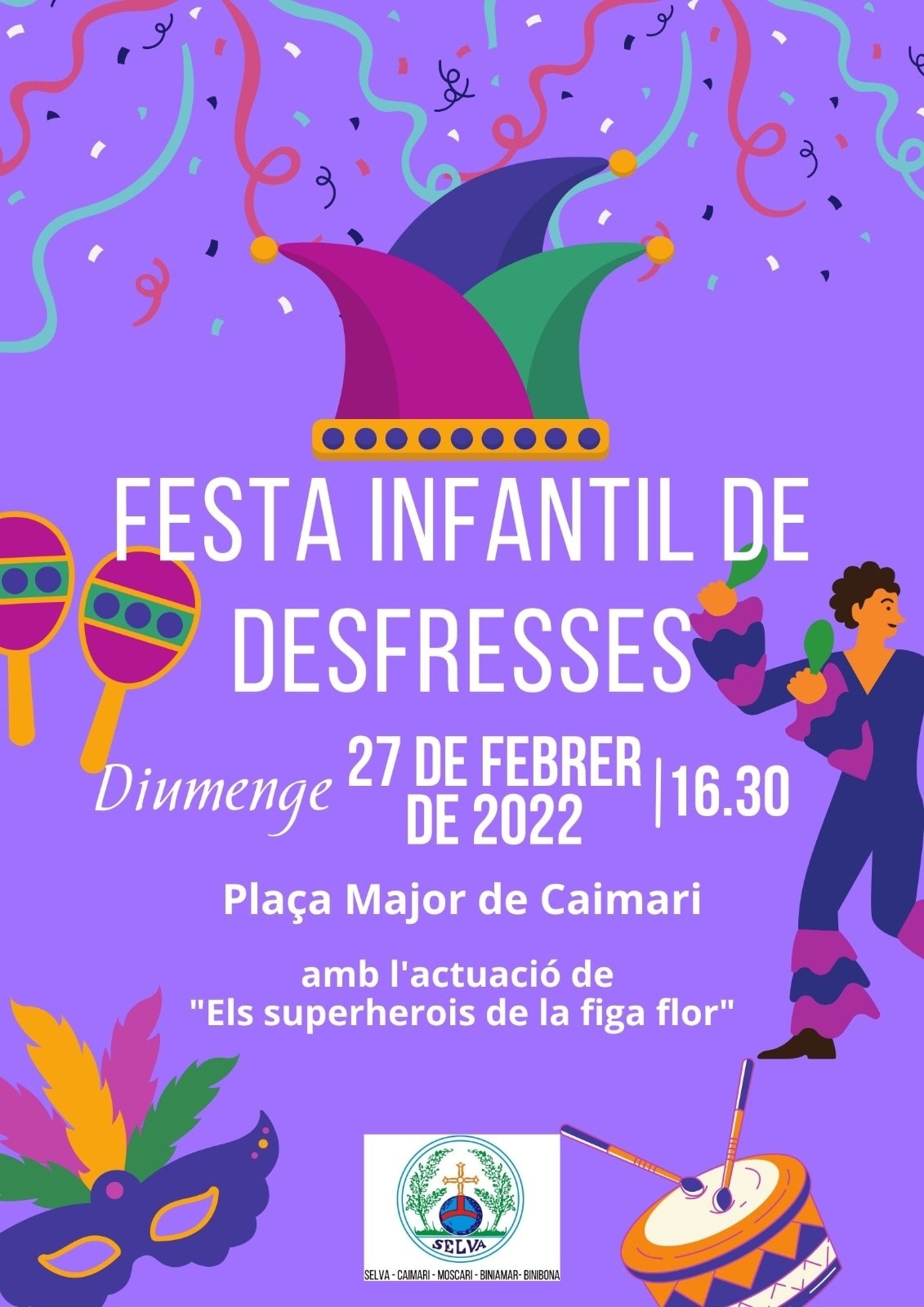 Festa infantil de desfresses a Caimari