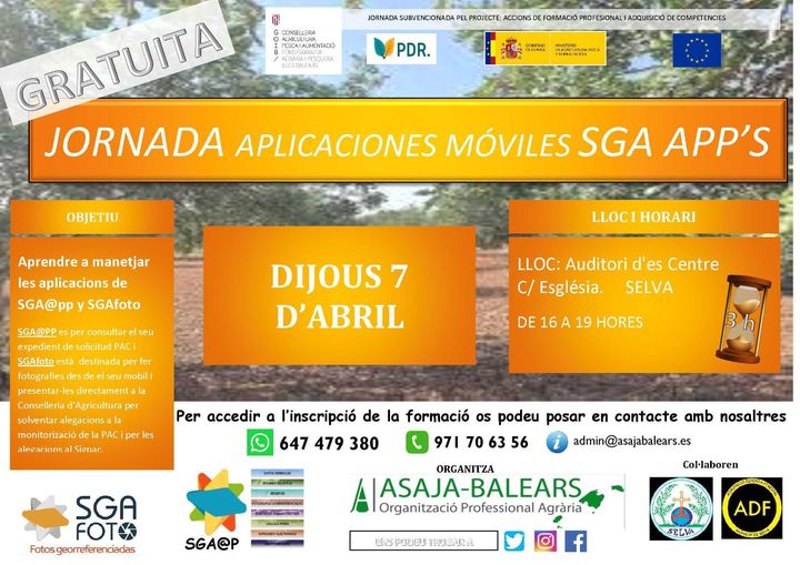Jornada formativa d'aplicacions mòbils en l'agricultura