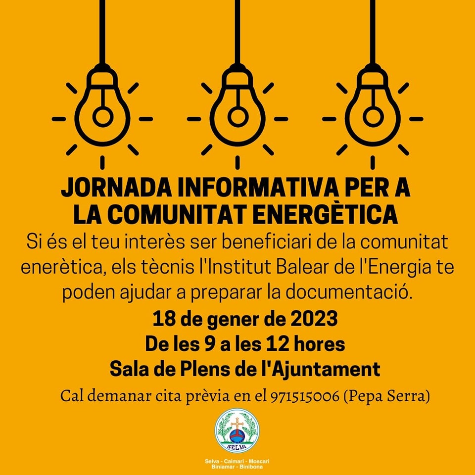 Jornada informativa per a la comunitat energètica