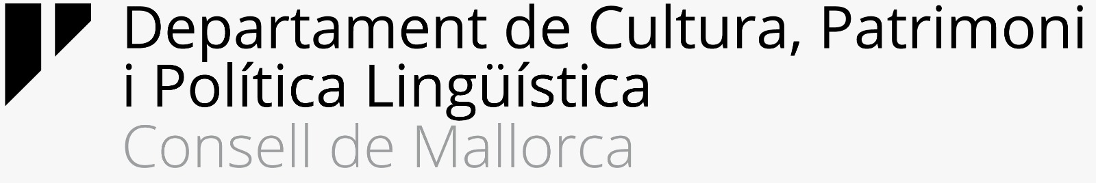 Logo Departament de cultura