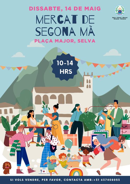 Mercat de segona mà, dissabte 14 de maig