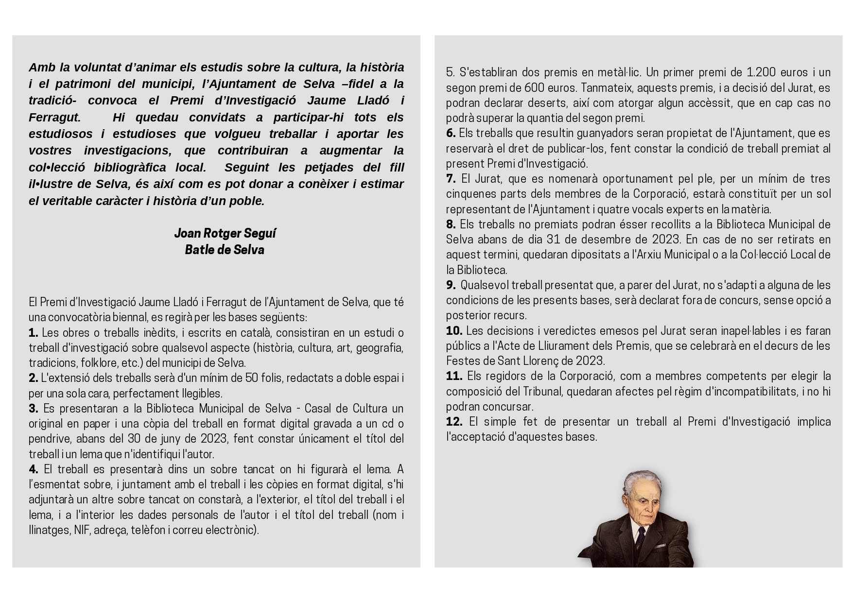 Premi d'investigació Jaume Lladó i Ferragut 2023-2