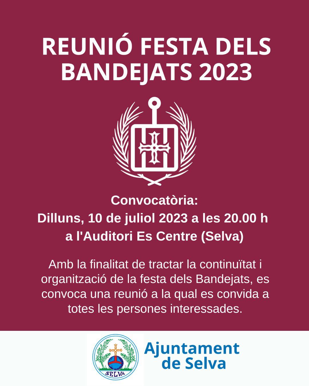 Reunió Festa dels Bandejats 2023