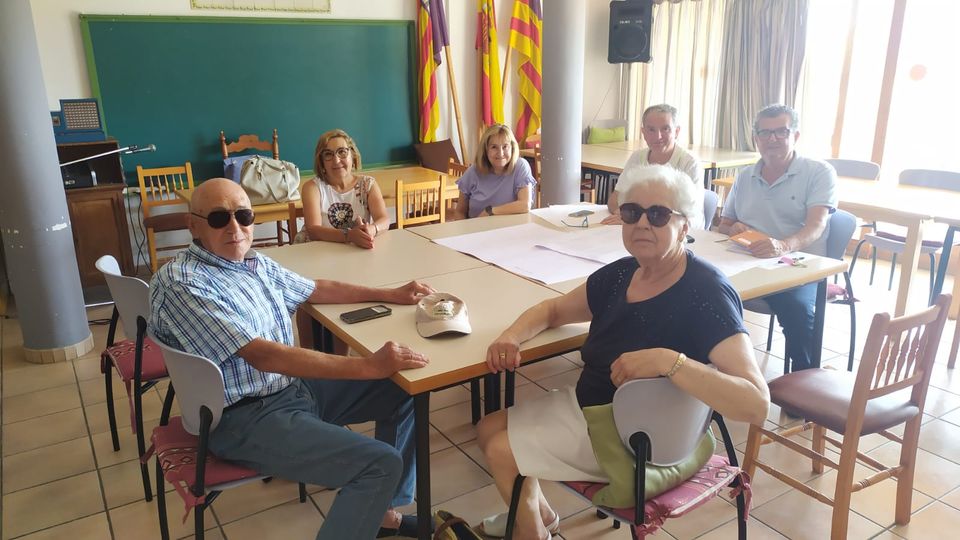 Reunió amb la directiva de l'Associació de Persones Majors de Selva