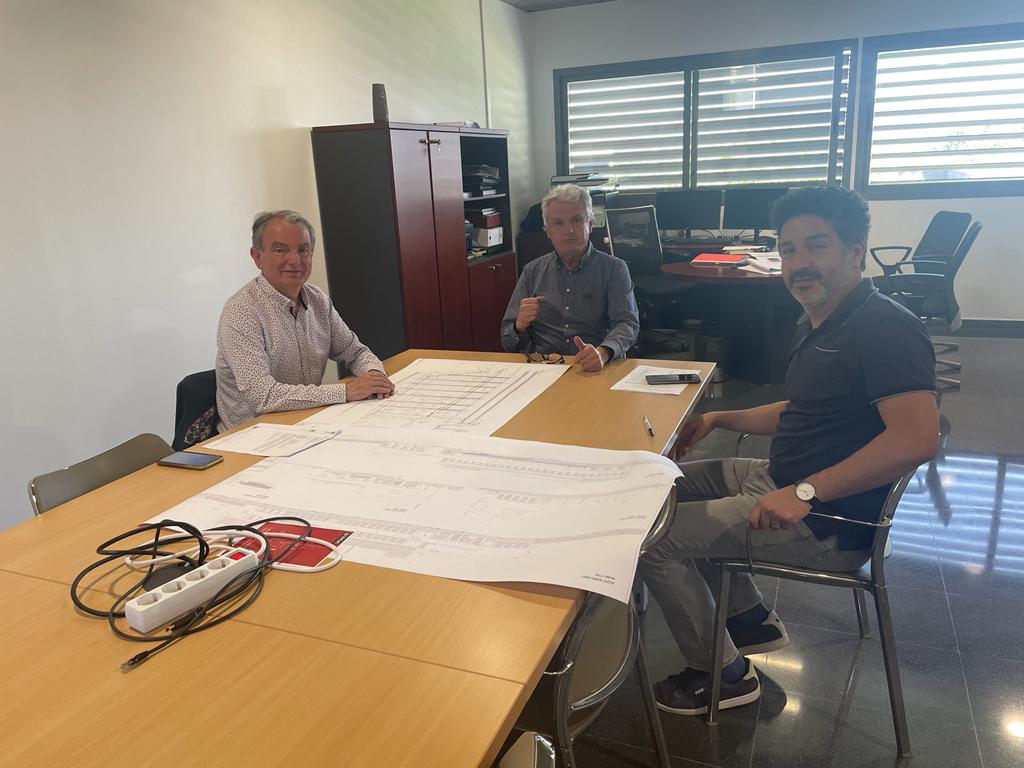 Reunió del batle Joan Rotger amb el gerent de l'IBISEC
