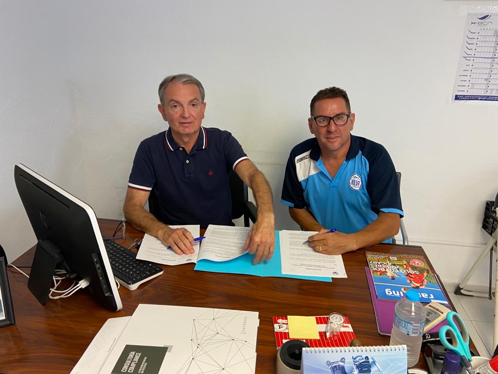 S'ha signat el conveni de col·laboració anual entre el club i l'ajuntament
