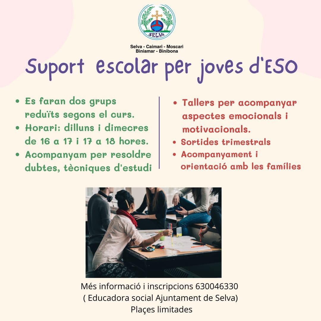 Suport Escolar per Joves d’ESO