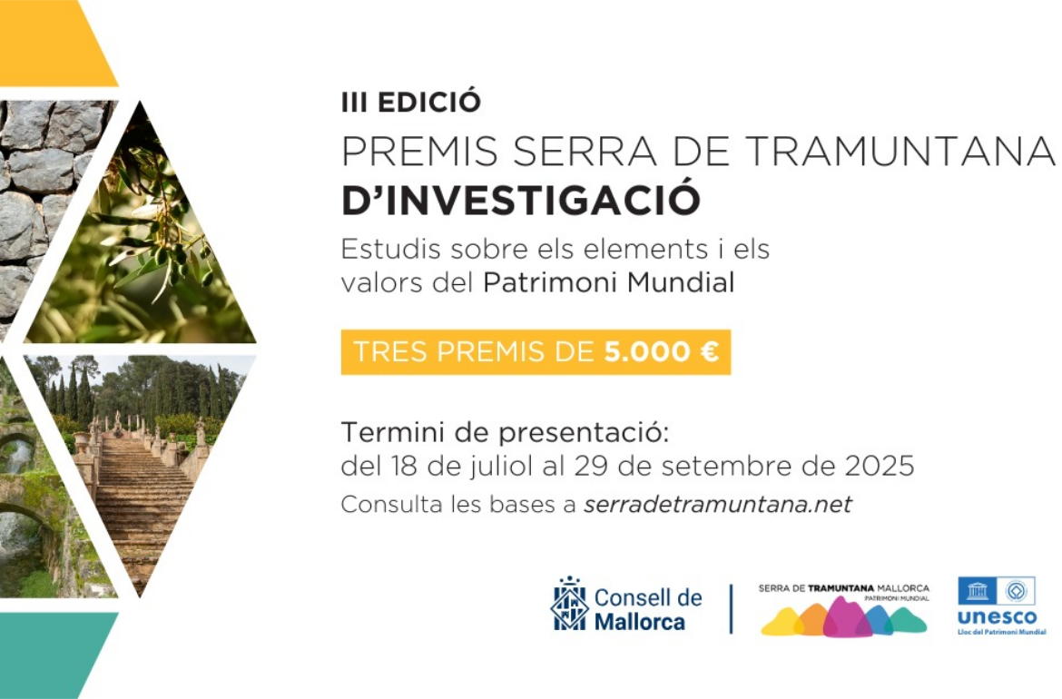 Portada III Edició Premis Serra de Tramuntana d'Investigació