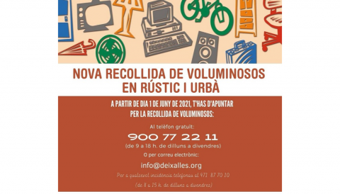 Nova recollida de voluminosos en rústic i urbà