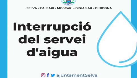 Portada interrupcio aigua