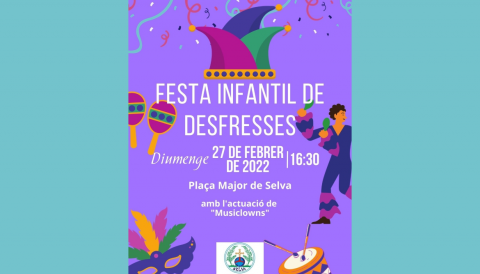 Portada Festa infantil de desfresses