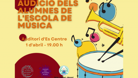 Portada Audició dels alumnes l'Escola de Música