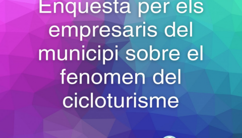 Portada Enquesta per als empresaris sobre el fenom del cicloturisme