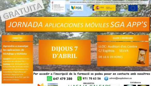 Portada Jornada formativa d'aplicacions mòbils en l'agricultura 