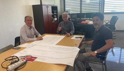 Portada Reunió del batle Joan Rotger amb el gerent de l'IBISEC