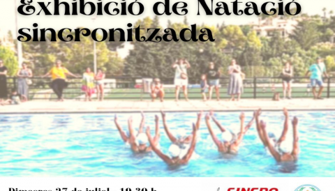 Portada Exhibició de natació sincronitzada