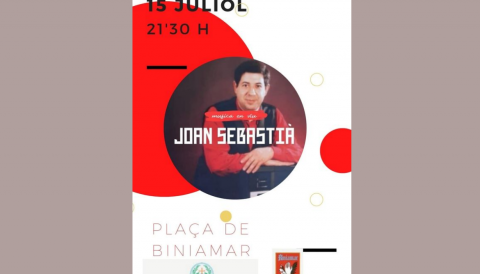 Portada La Nit Musical de JOAN SEBASTIÀ a Biniamar