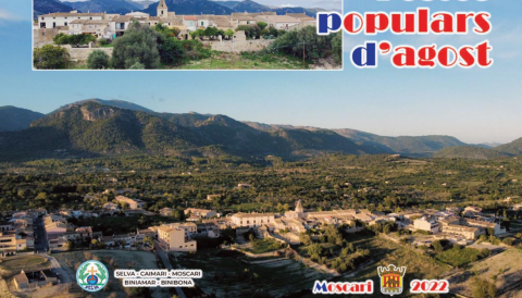 Portada Festes Populars d'agost de Moscari 2022