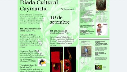 Portada Diada Cultura Caymàritx