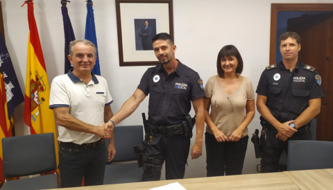 Portada Acte de presa de possessió del nou agent de la Policia Local