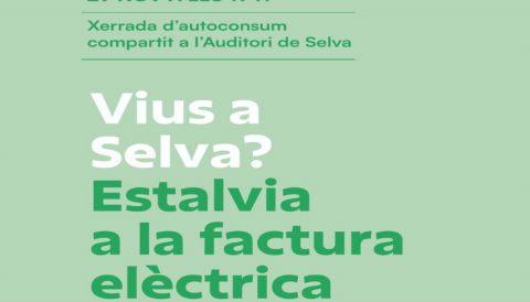 Portada S'ha adjudicat la primera fase de les obres d'execució d'autoconsum compartit a Selva