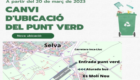 Portada Canvi d'ubicació del Punt Verd