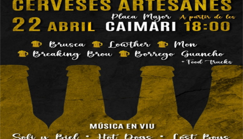 Portada Mostra de cerveses artesanals a Caimari
