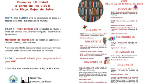 Portada Festa del llibre 2023