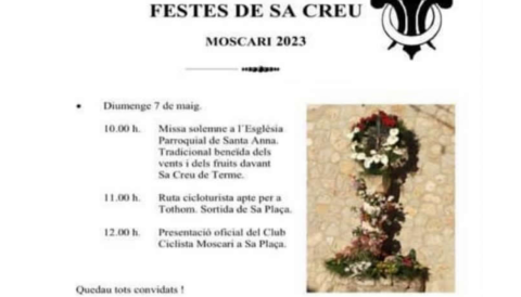 Portada Festes de Sa Creu - Moscari 2023