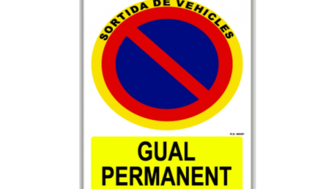 Portada Els titulars d'un gual permanent podran sol·licitar la targeta per poder aparcar-hi davant
