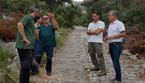 Portada Visita a la Comuna de Caimari per veure les tasques de neteja