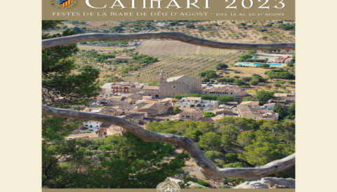 Portada Festes de la Mare de Déu d'agost de Caimari 2023