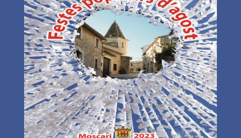 Portada Festes popular d'agost - Moscari 2023