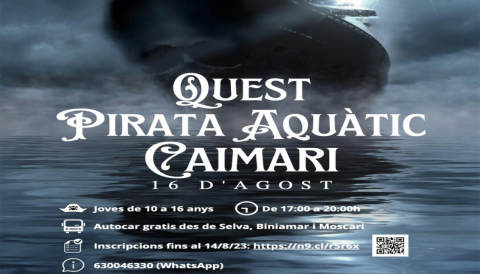 Portada Quest Pirata Aquàtic - Caimari