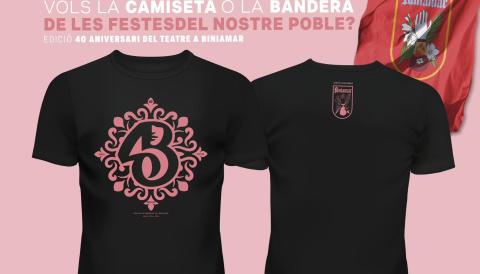 Portada Vols la camiseta o la bandera de les festes del nostre poble? - Biniamar