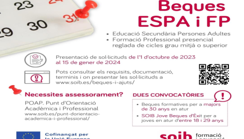 Portada Beques ESPAS i FP