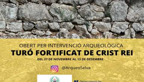Portada Inici de la 2a intervenció arqueològica al turó fortificat de crist rei