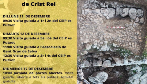 Portada ArqueoSelva: Visites guiades al Turó fortificat de Crist Rei