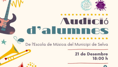 Portada Audició d'alumnes