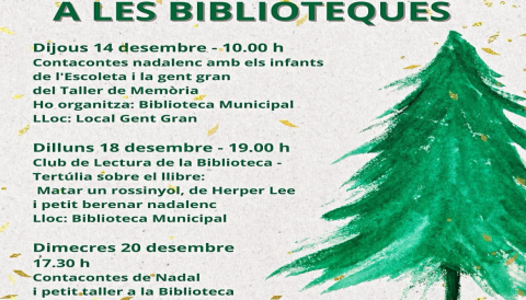 Portada Nadal a les biblioteques