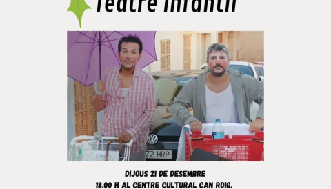 Portada Teatre infantil al Centre Cultural Can Roiga