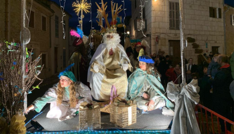 Portada Arribada dels Reis d'Orient a Moscari
