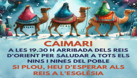 Portada Cavalcada dels Reis d'Orient - Caimari