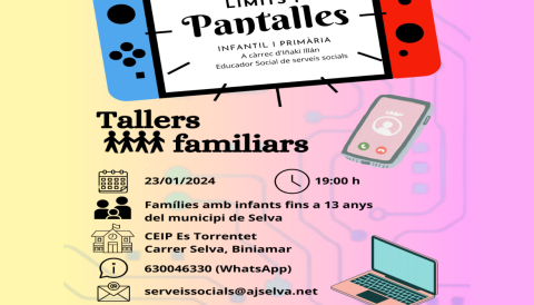 Portada Tallers familiars a Biniamar