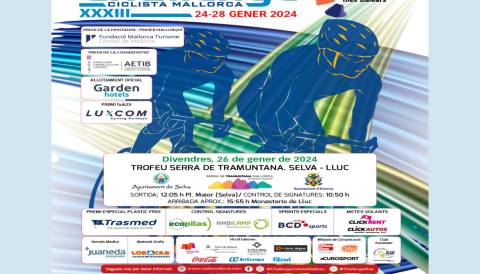 Portada XXXIII Challenge Ciclista Mallorca