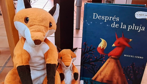 Portada Visita a la biblioteca de Selva de l’alumnat d’educació infantil del CEIP Es Putxet i de l’escoleta de Selva