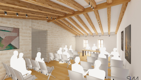 Portada Licitació del projecte d'obres de rehabilitació i reforma del casal municipal de moscari a l'antic convent del poble